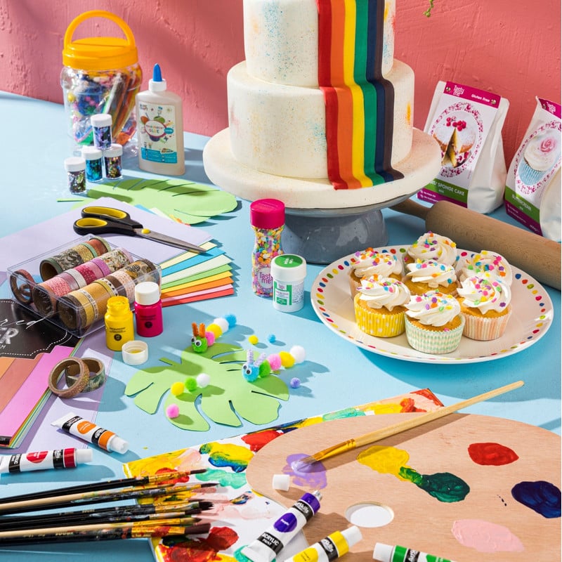 Washi tape in box - set van 30
