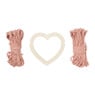 DIY onderzetters hart - set van 2