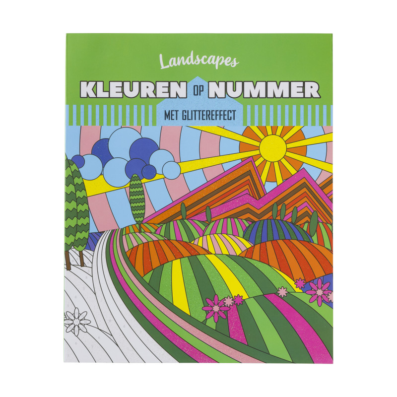 Mandala landscape - kleuren op nummer 