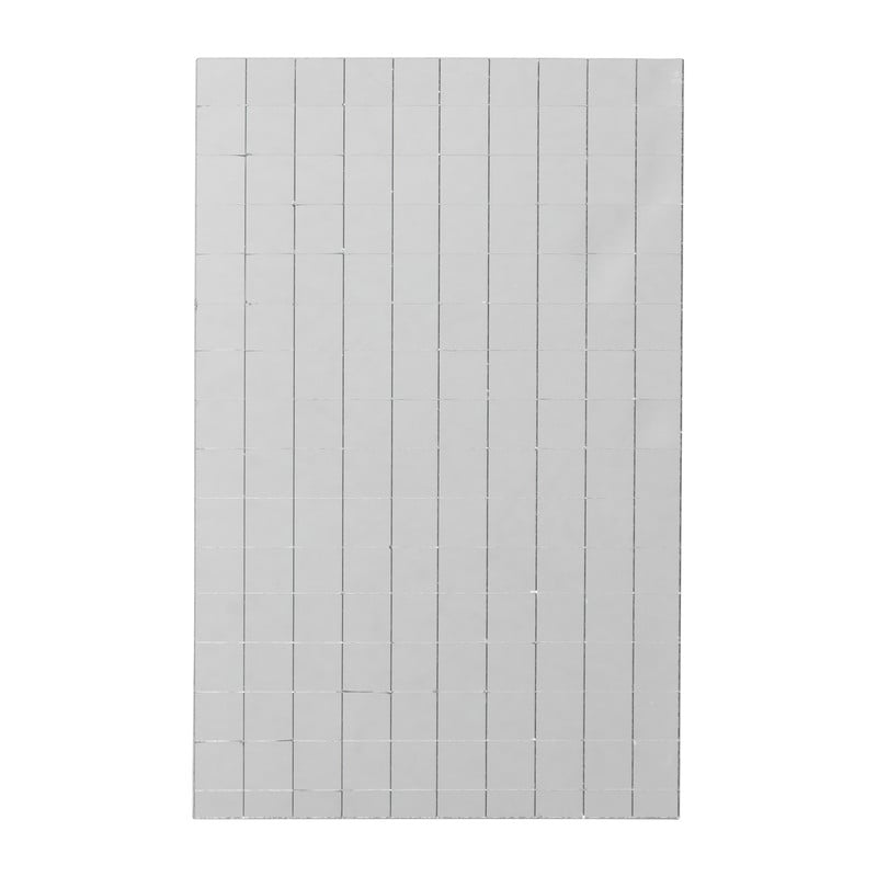 DIY mozaïek plakstenen - zilver - 10x15 cm