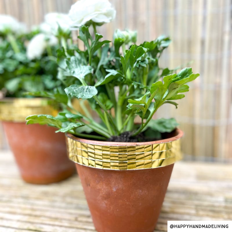 DIY mozaïek plakstenen - goud - 10x15 cm