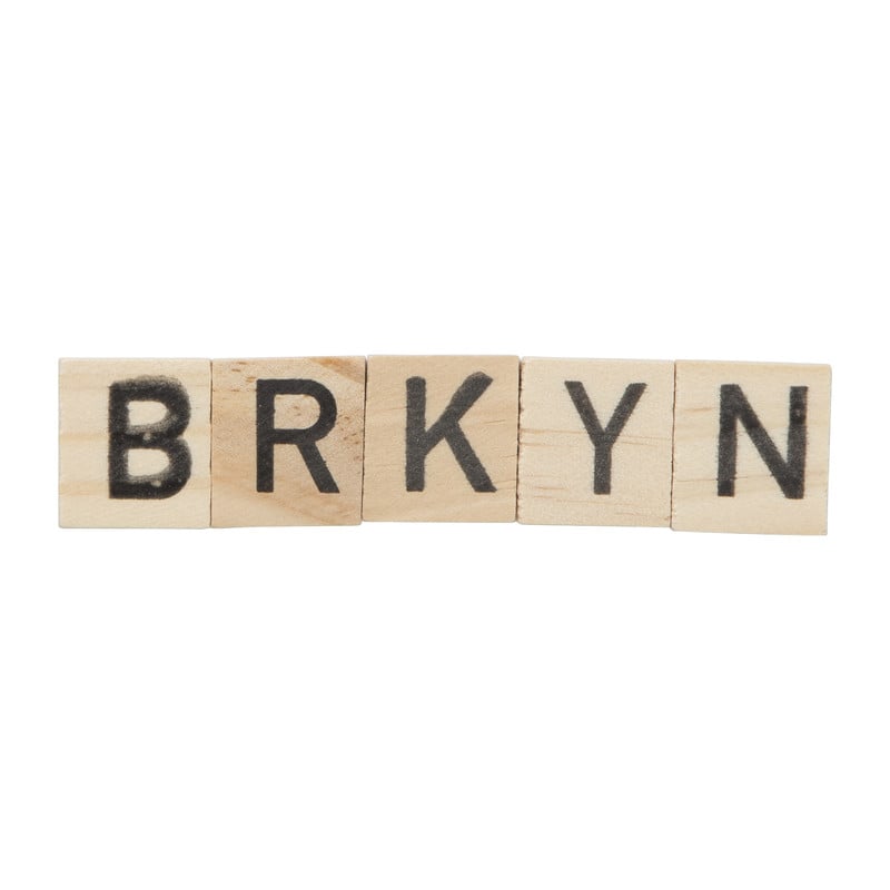 DIY houten hobby letters - set van 200
