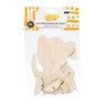 Houten dieren bouwset - set van 2