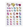 Stickers ringstones - set van 41 - 12x10x0.5 cm