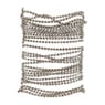 Balletjesketting - zilver - 200 cm 