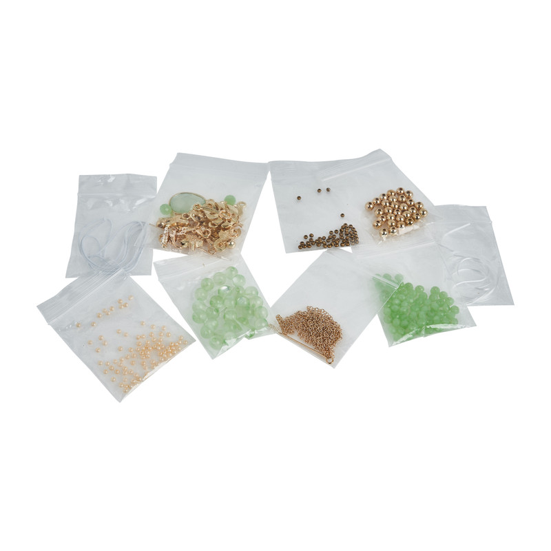 Sieradenset DIY - goud/groen