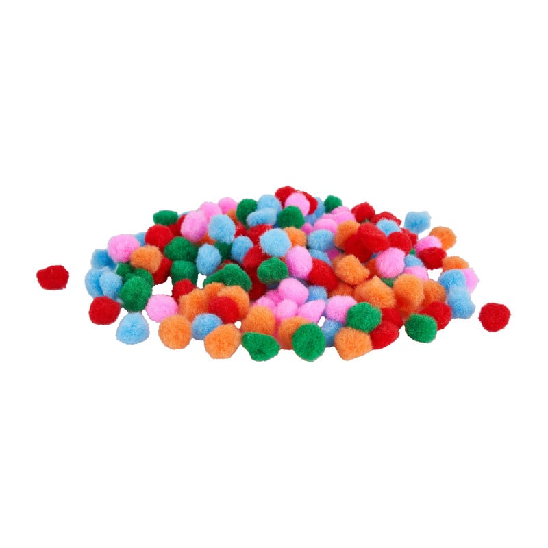 Pompoms - gekleurd - 15 mm 