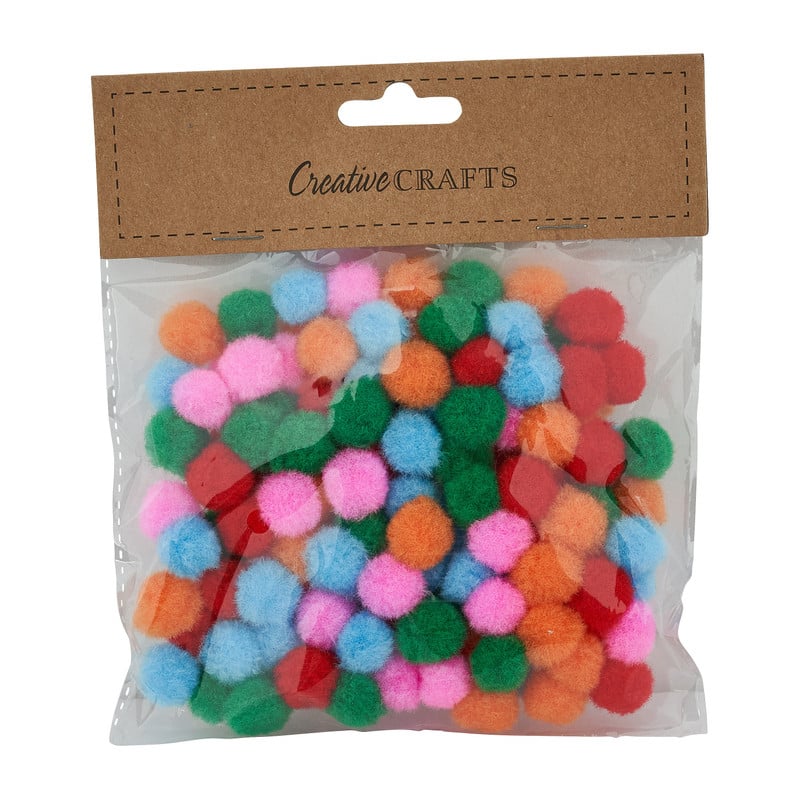 Pompoms - gekleurd - 15 mm 