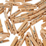 Wasknijpertjes  hout - set van 50