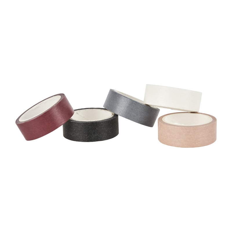Washi tape multikleur - set van 5