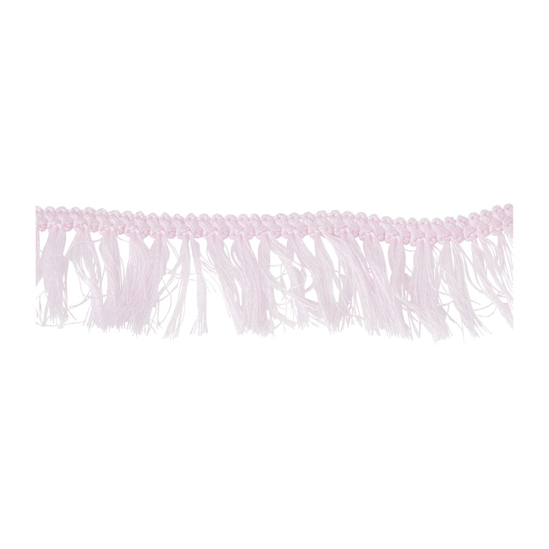 Ibiza lint met tassels - roze - 2 meter