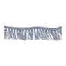 Ibiza lint met tassels - grijs - 2 meter