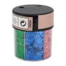 Glitters in caddy - set van 6 kleuren 