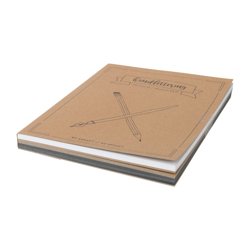 Handlettering papierblok A5 - 60 pagina's