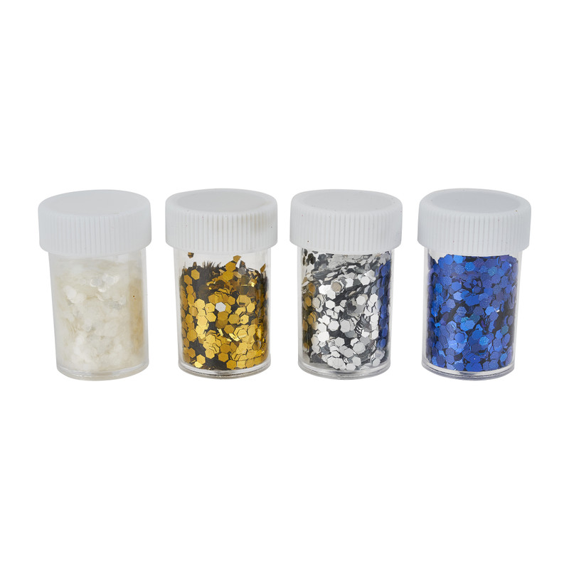 Glitter chunky - set van 4
