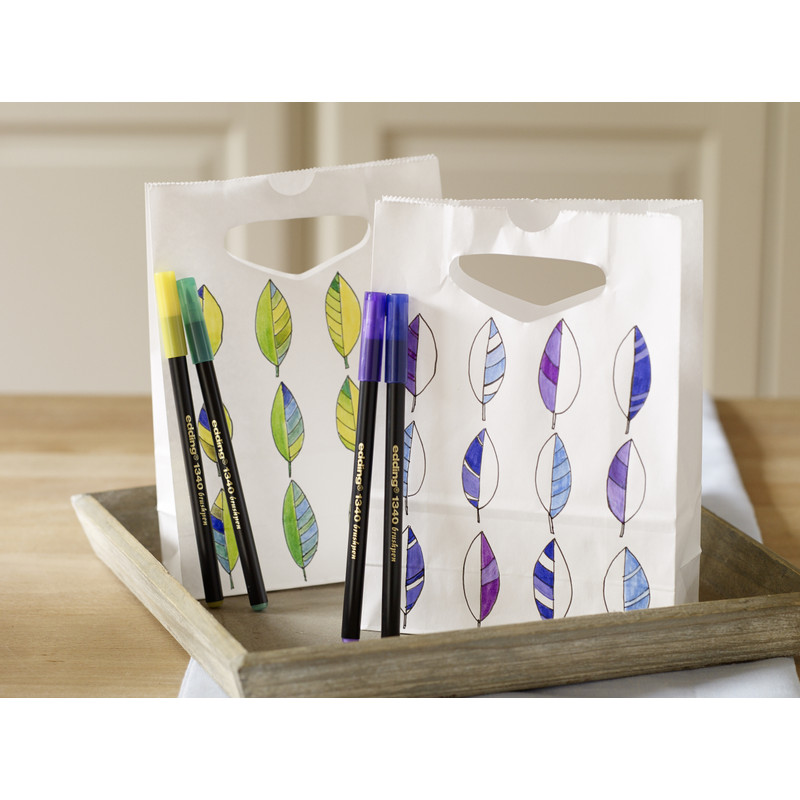 Edding 1340 brushstiften - set van 10