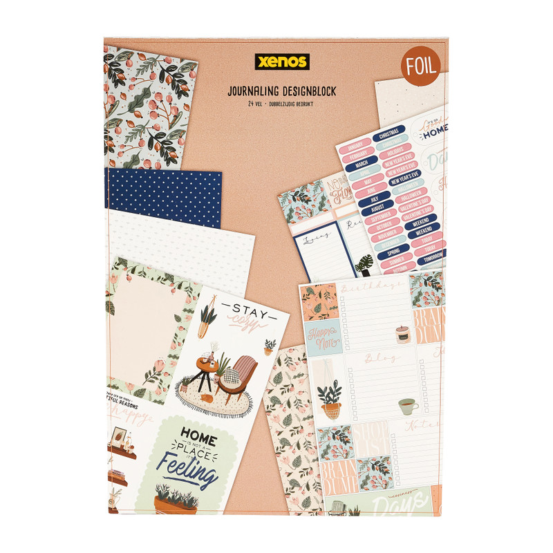 Journaling papierblok - A4 formaat