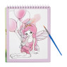 Waterkleurboek prinsessen - 25.5x17 cm