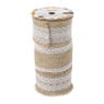 Jute met kant op rol - set van 3 - diverse varianten