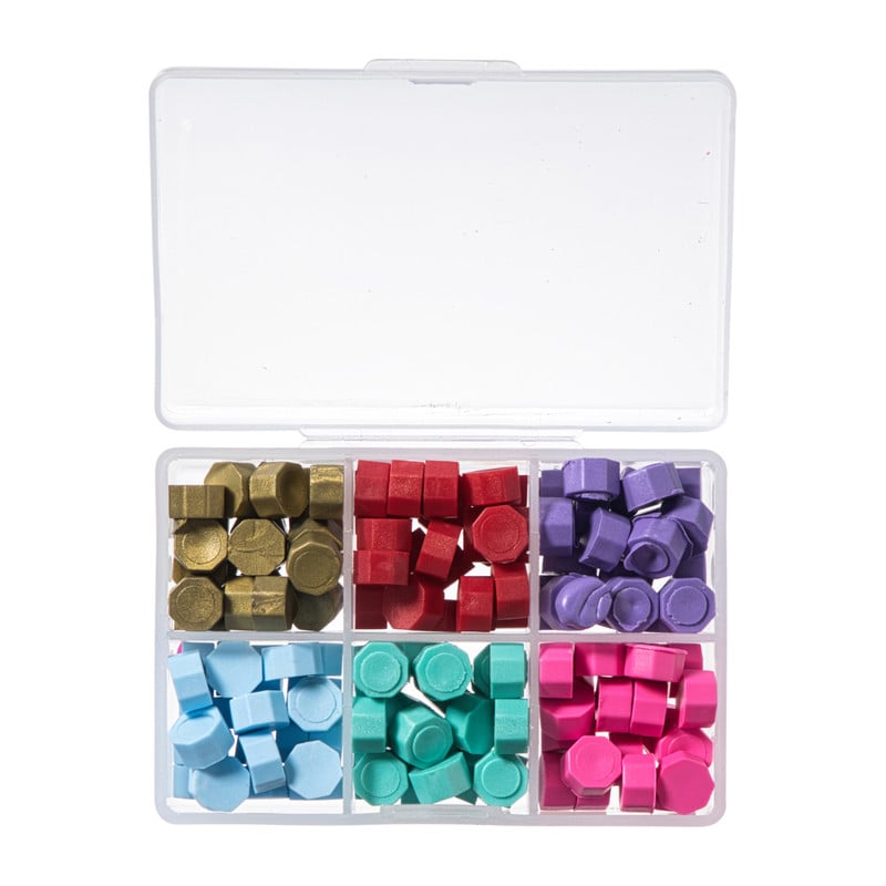 Wax tabletjes - 6 kleuren