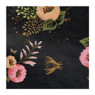 Découpagepapier bloem - zwart - 36x37.5 cm