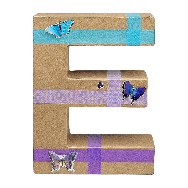 Letter  E - karton