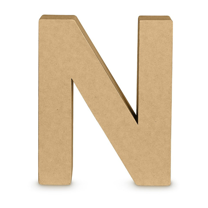 Letter  N - karton