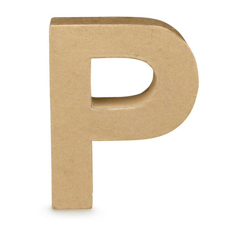 Letter  P - karton