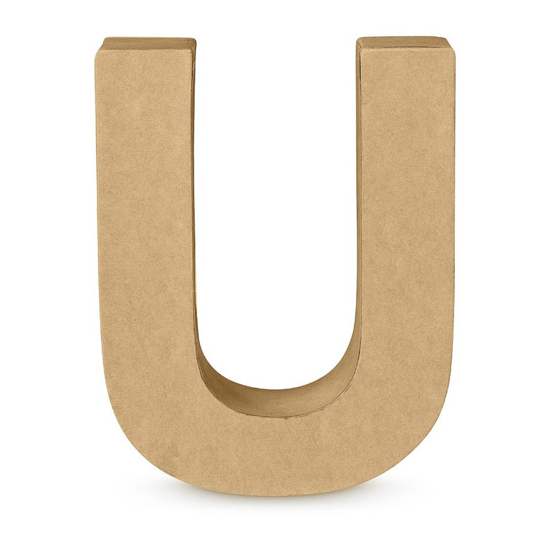 Letter U - karton