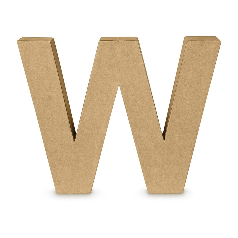 Letter  W - karton