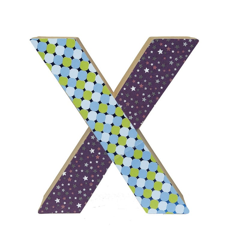 Letter  X - karton