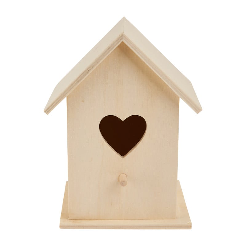 DIY vogelhuisje - 12x12x18cm