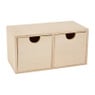 Houten ladekastje - 9x18x9cm