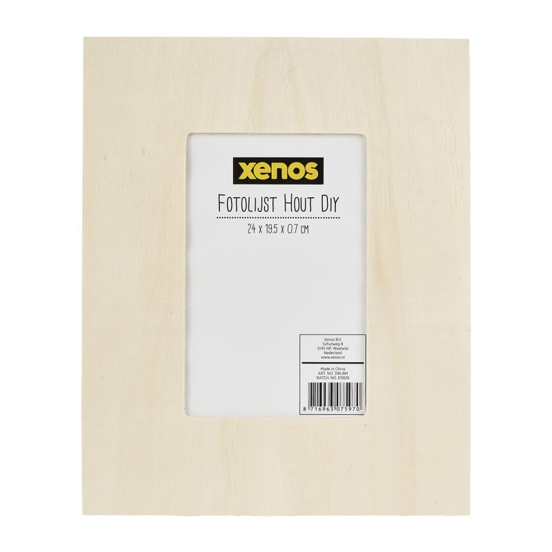 Fotolijst hout DIY - 24x19.5x0.7 cm