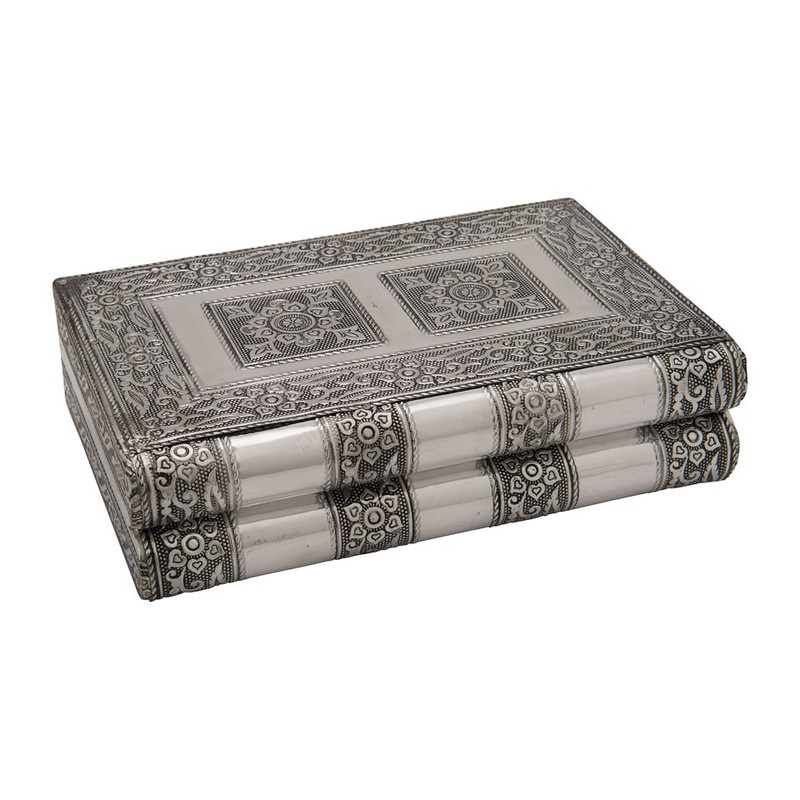 Bijouteriedoos India - 20x13.5 cm - paars