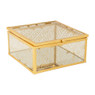 Juwelenbox - 13x13x6 cm - goud