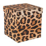 Doos leopard - 25x25x18 cm 