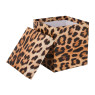 Doos leopard - 25x25x18 cm 