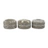 Doosje rond S zilver - diverse varianten - 8x8x5 cm 