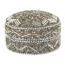 Doosje rond S zilver - diverse varianten - 8x8x5 cm 