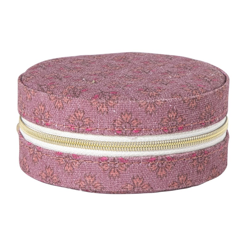 Sieradendoos rond - roze - diverse varianten
