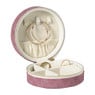 Sieradendoos rond - roze - diverse varianten