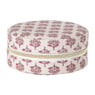 Sieradendoos rond - roze - diverse varianten