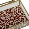 Sieradendoos panter - bruin - 5x20x13 cm