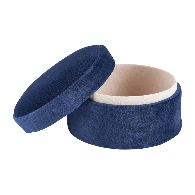Sieradendoos velvet - blauw