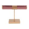 Sieradenstandaard velvet - diverse kleuren - 20x7x15 cm 