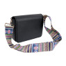 Bag strap 70's - paars/groen