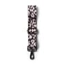 Bag strap leopard - zwart/roze