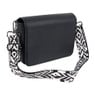 Bag strap azteken - zwart/wit