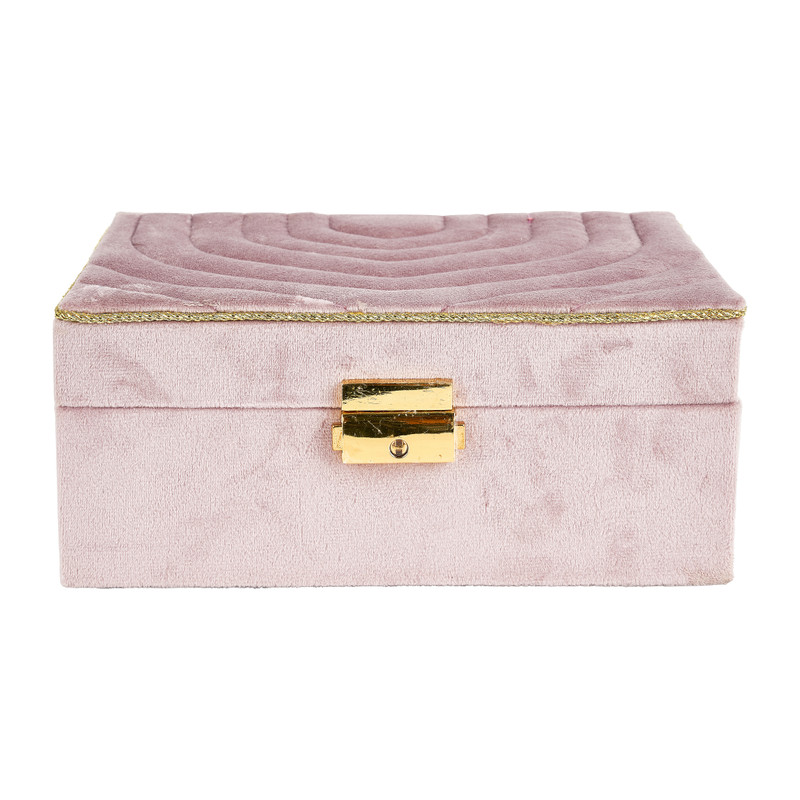 Bijouxdoos - lila - 20x13x8,5 cm